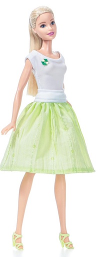 Одежда для кукол Барби Боди и юбка 110785