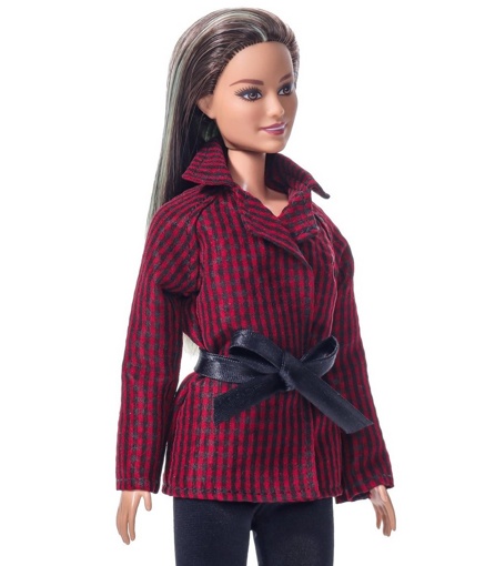 Одежда для кукол Барби Куртка с поясом и брюки 12831-12