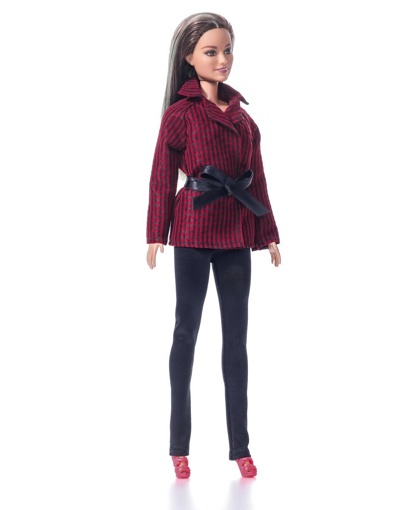 Одежда для кукол Барби Куртка с поясом и брюки 12831-12