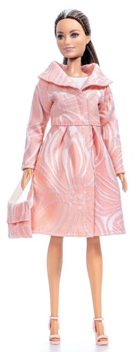 Одежда для кукол Барби Пальто и сумка 125075