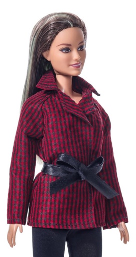 Одежда для кукол Барби Пальто с поясом и брюки 12831