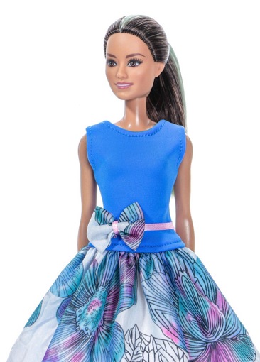 Одежда для кукол Барби Платье и бантик 128196