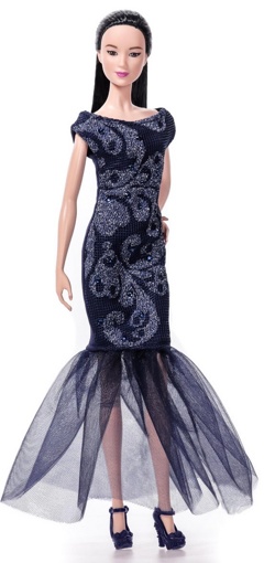 Одежда для кукол Барби Платье с бантиком 111183
