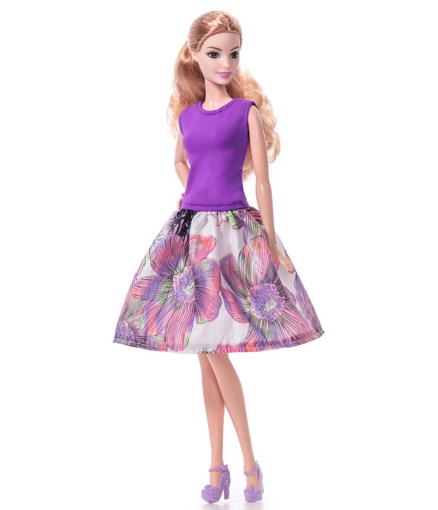 Одежда для кукол Барби Платье с бантиком 12819-5 - фото2
