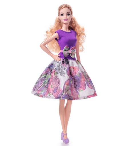 Одежда для кукол Барби Платье с бантиком 12819-5