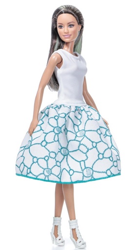 Одежда для кукол Барби Платье с бантиком 12819-10