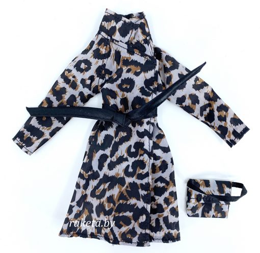 Одежда для кукол Барби Леопардовое пальто 9318