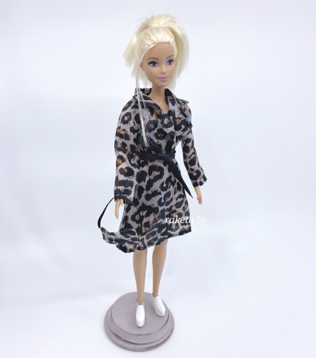 Одежда для кукол Барби Леопардовое пальто 9318