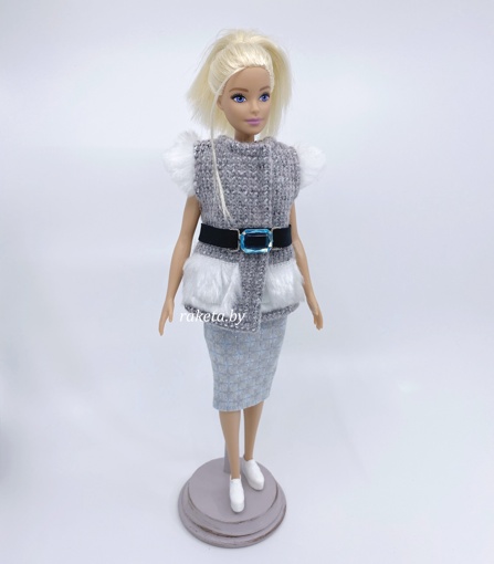 Одежда для кукол Барби Желетка с поясом