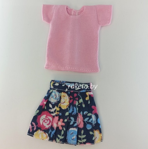 Одежда для кукол Блайз Комплект юбка майка 4