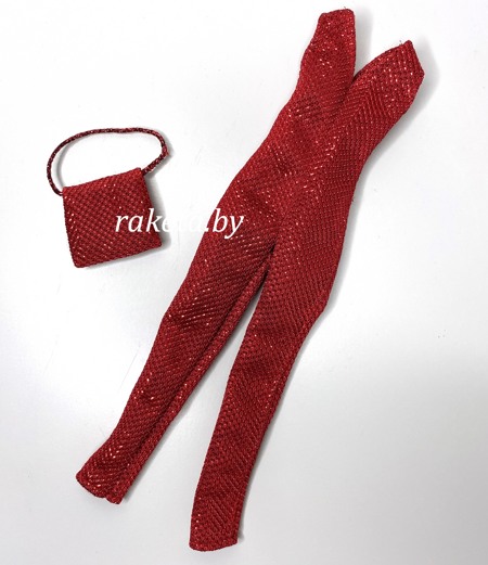 Одежда для кукол Красный комбинезон и сумка 11336-2
