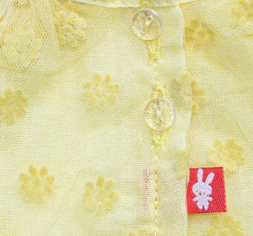 Одежда для Зайки Ми 15 см Желтое платье и аксессуар на ушко OSidX-372 Budi Basa