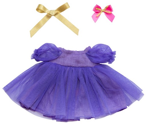 Одежда для Зайки Ми 18 см Фиолетовое платье OSidS-458 Budi Basa