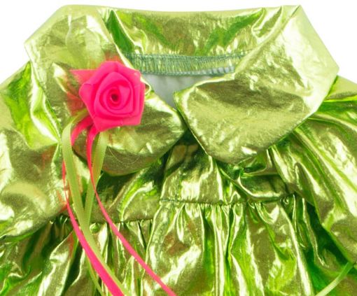Одежда для Зайки Ми 25 см Зеленое платье и блестящий плащ OStS-361 Budi Basa