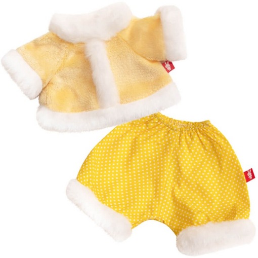 Одежда для Зайки Ми 25 см Желтая шубка и штанишки OStS-446 Budi Basa