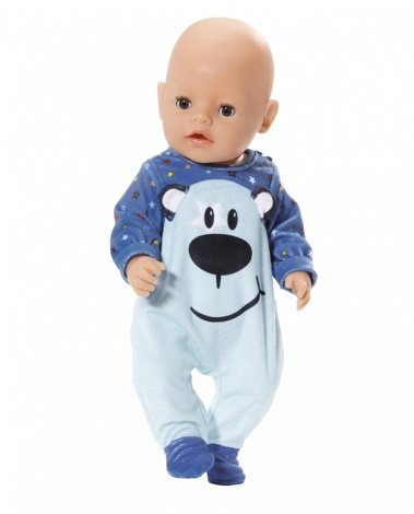Одежда для куклы "Комбинезон" синий Бэби Бон 824566
