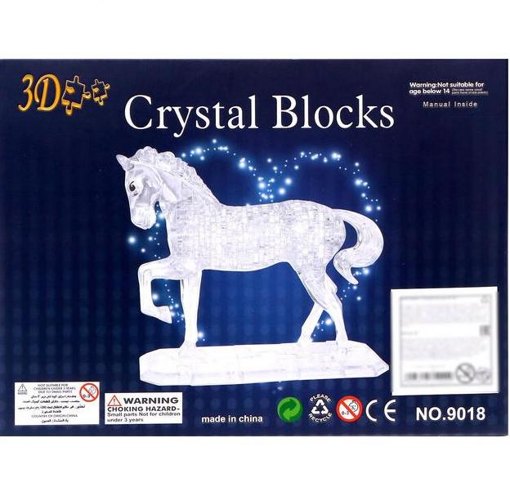 Пазл 3D кристаллический Лошадь Crystal Blocks 581471