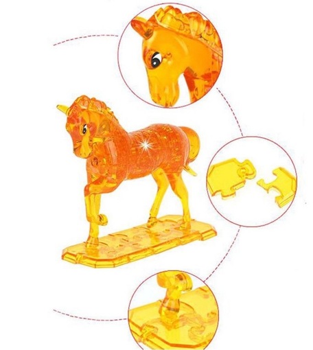 Пазл 3D кристаллический Лошадь Crystal Blocks 581471