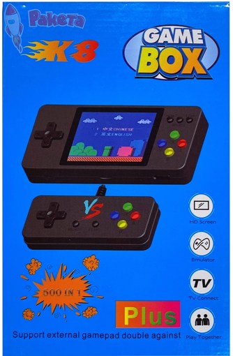 Портативная игровая приставка Game Box K8 Plus, черный