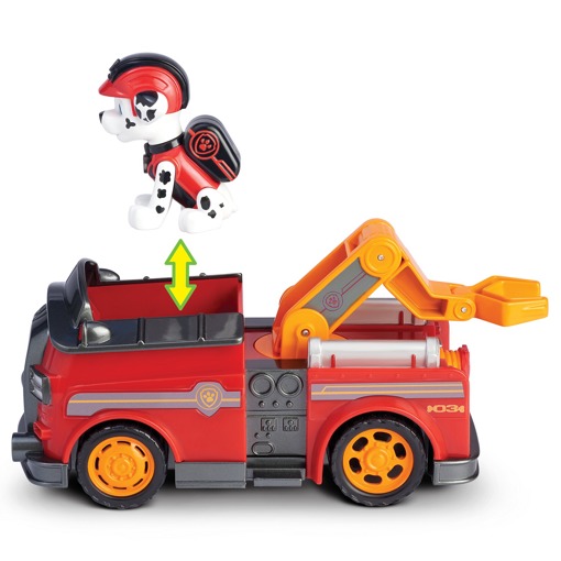 Пожарная машина с фигуркой Маршал и подвижным краном Щенячий Патруль 16702