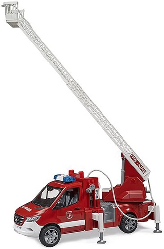 Пожарная машина с выдвижной лестницей и помпой Bruder 02673 свет, звук