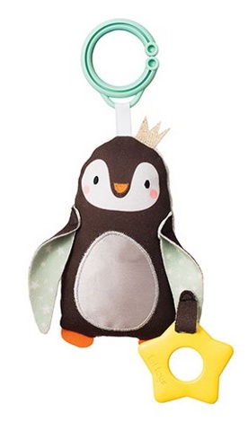 Мягкая погремушка Пингвин с прорезывателем Taf Toys 12305