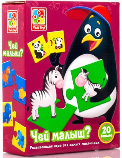 Развивающая игра Чей малыш? Vladi Toys VT1804-04