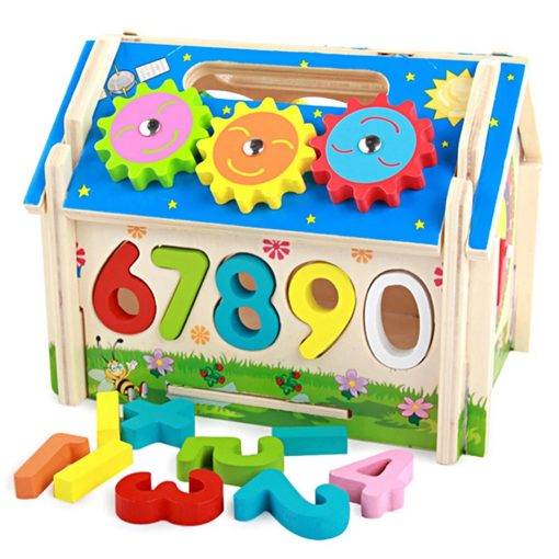 Развивающая игрушка Деревянный домик Wood Mom 4763678