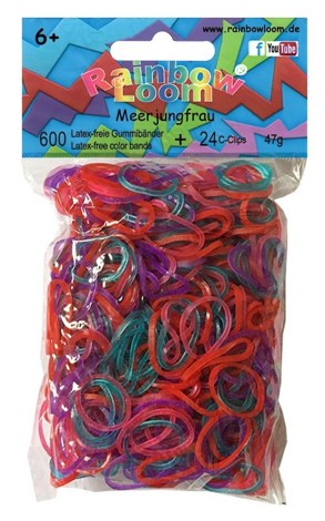 Резиночки для плетения браслетов Мармелад Микс Rainbow Loom B0068