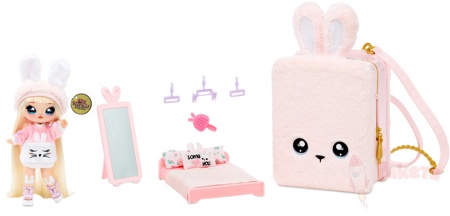 Рюкзак-спальня Na Na Na Backpack Bedroom Pink Bunny - фото2