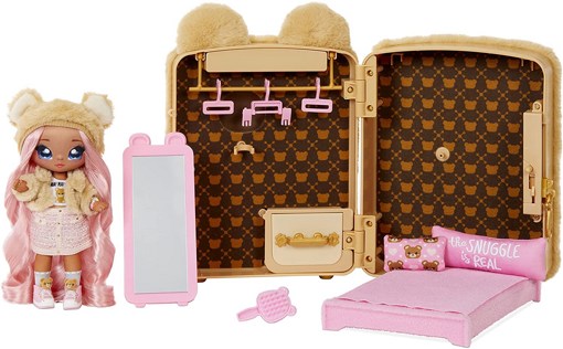 Рюкзак-спальня Na Na Na Backpack Bedroom с куклой Сара Снагглс (мишка Тэдди)