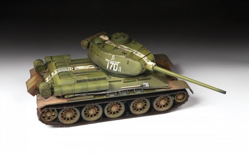 Сборная модель Советский средний танк Т-34/85 (обр. 1944) Звезда 3687