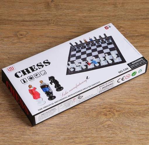 Шахматы на магните 30х30 пластик 1401708