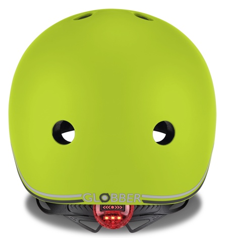 Шлем Globber Evo Lights XS/S салатовый (с фонариком)