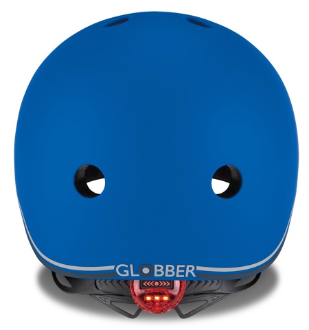 Шлем Globber Evo Lights XS/S синий (с фонариком)
