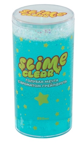 Слайм Clear Slime "Голубая мечта" с ароматом грейпфрута 250 мл
