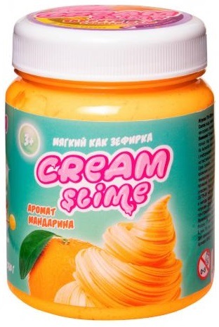 Слайм Cream Slime с ароматом мандарина 250 г