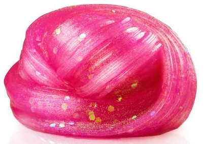 Слайм Crystal Slime розовый 90 г в пакете