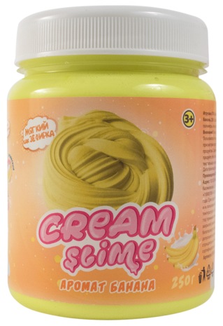 Слайм Cream Slime с ароматом банана 250 г