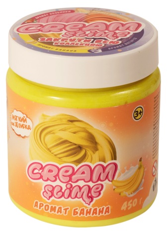 Слайм Cream Slime с ароматом банана 450 г