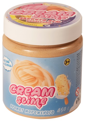 Слайм Cream Slime с ароматом мороженого 450 г