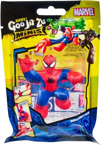 Тянущаяся мини-фигурка Супергерои: Человек-паук GooJitZu 40066